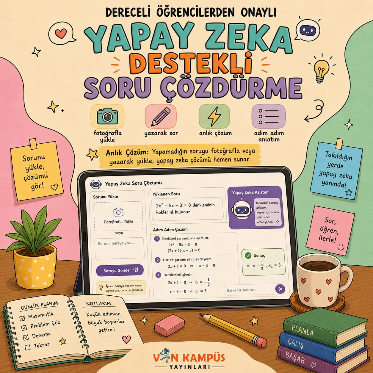 🤖 Yapay Zeka Destekli Soru Çözdürme