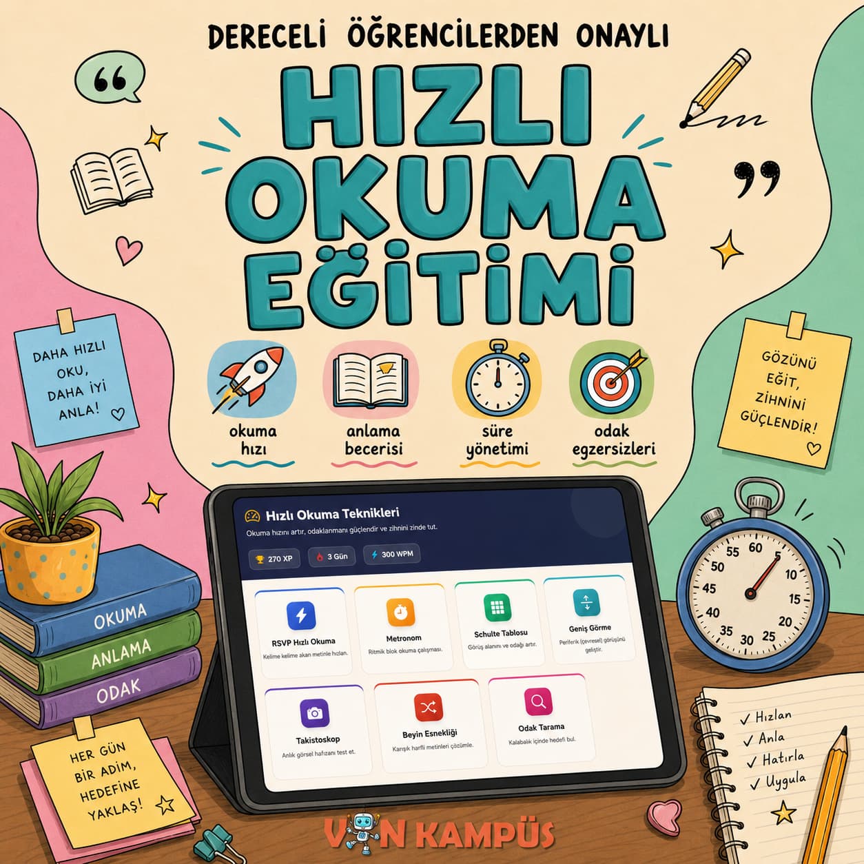 ⚡ Hızlı Okuma Eğitimi