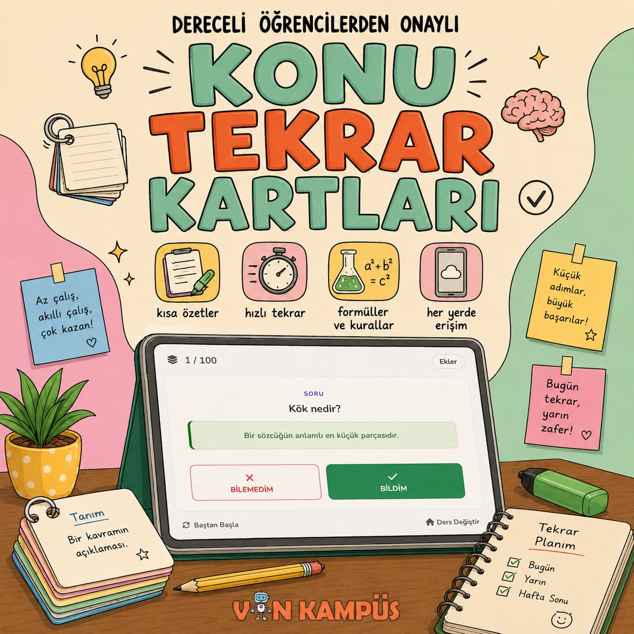 🗂️ Konu Tekrar Kartları
