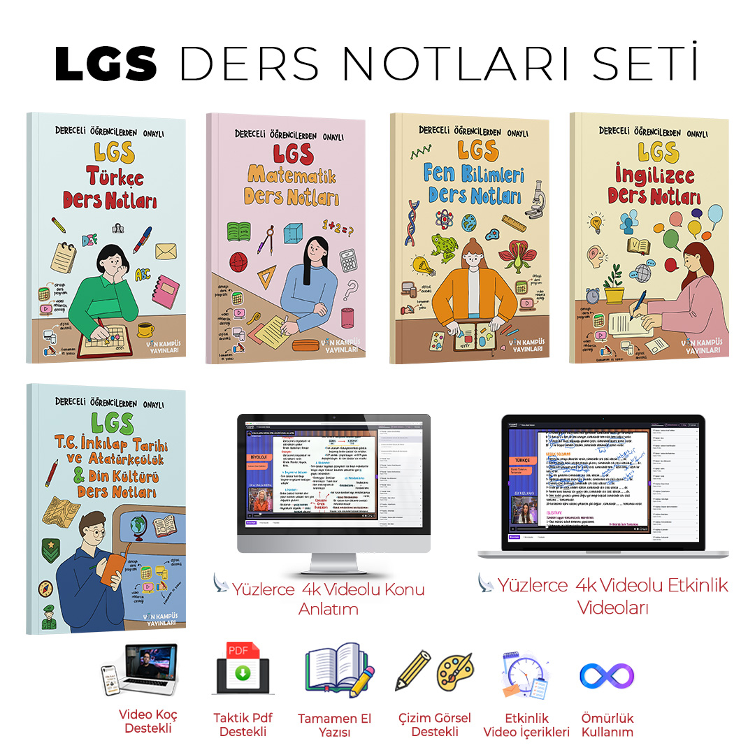 Vin Kampüs LGS BASKILI SET (Premium)